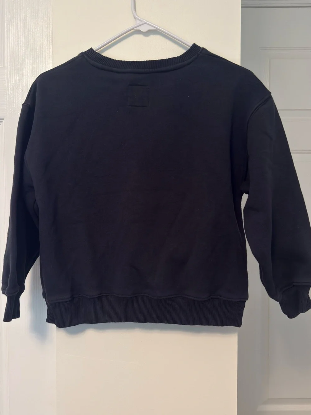 Disney Black Sweatshirt with Blue & Purple Stitch Graphic